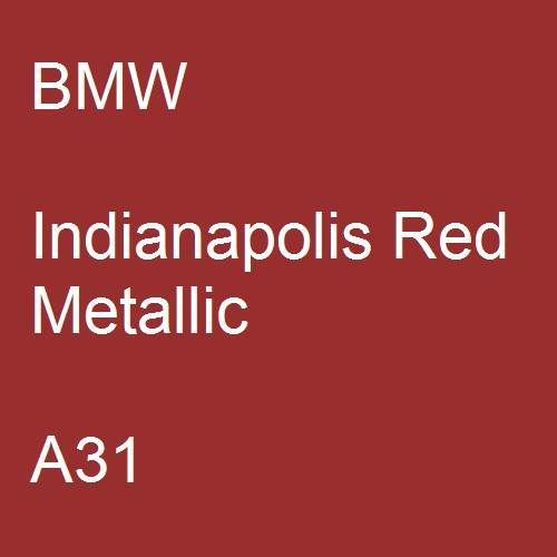 BMW, Indianapolis Red Metallic, A31.